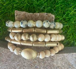 Golden Sands Bracelet Stack
