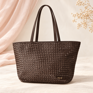 Woven Tiffany Organizer Tote Bag