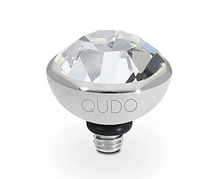 QUDO Bottone 10mm Interchangeable Top – Crystal