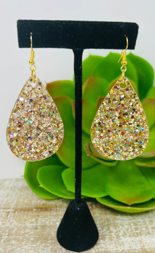 Teardrop Resin Earrings