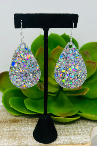 Teardrop Resin Earrings