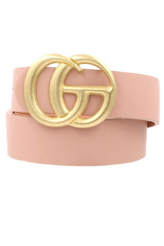 Brushed Gold GG Belts